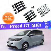 Car Outer Door Handle Covers Trim For Honda Freed GT MK3 Freed Air e:HEV 2024 ABS Accessories Rustproof Stickers Trim Decorative