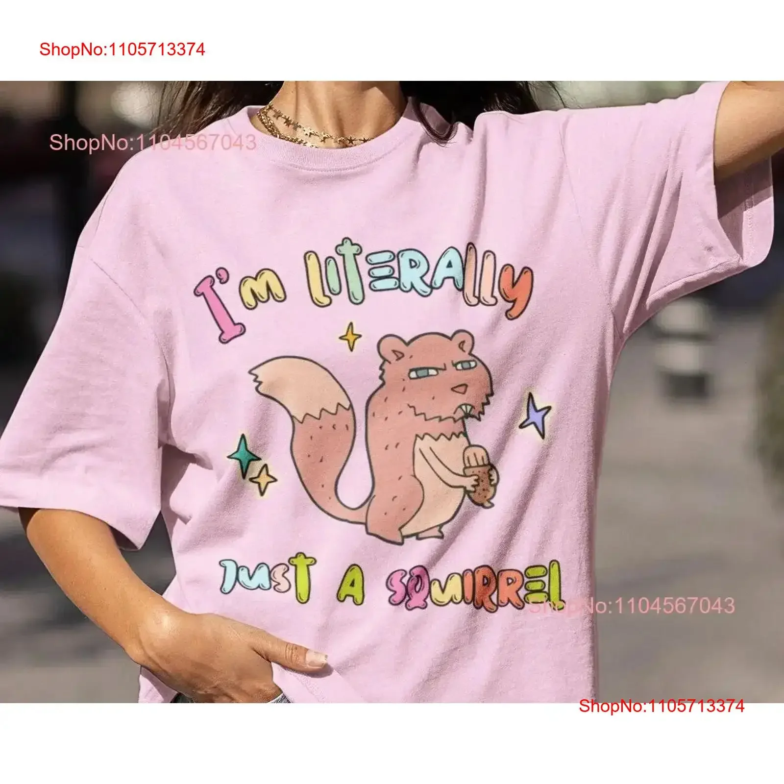 Kidcore Clothes Weirdcore Clothing Clowncore Granola Girl Aesthetic Funny Squirrel T Shirt Literally Just A 90s Retro Camping