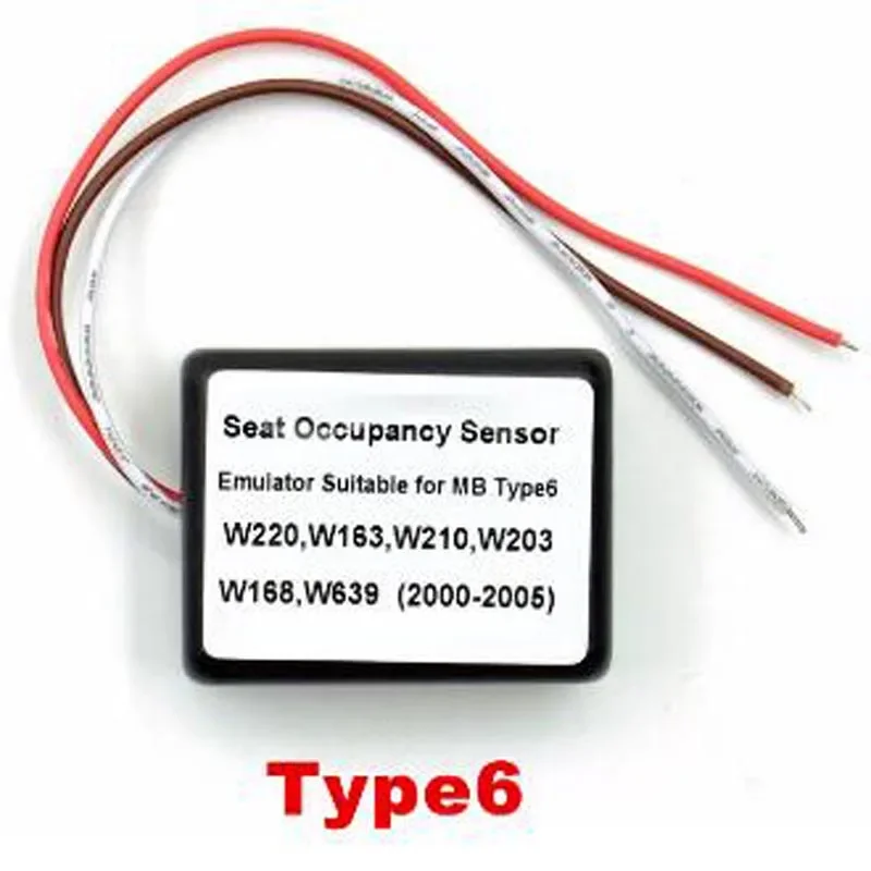 Seat Occupancy Occupation Sensor SRS Emulator for M-Benz Type 1 2 3 4 4 Type 6 for W204 W211 W104 W230 X164 W171