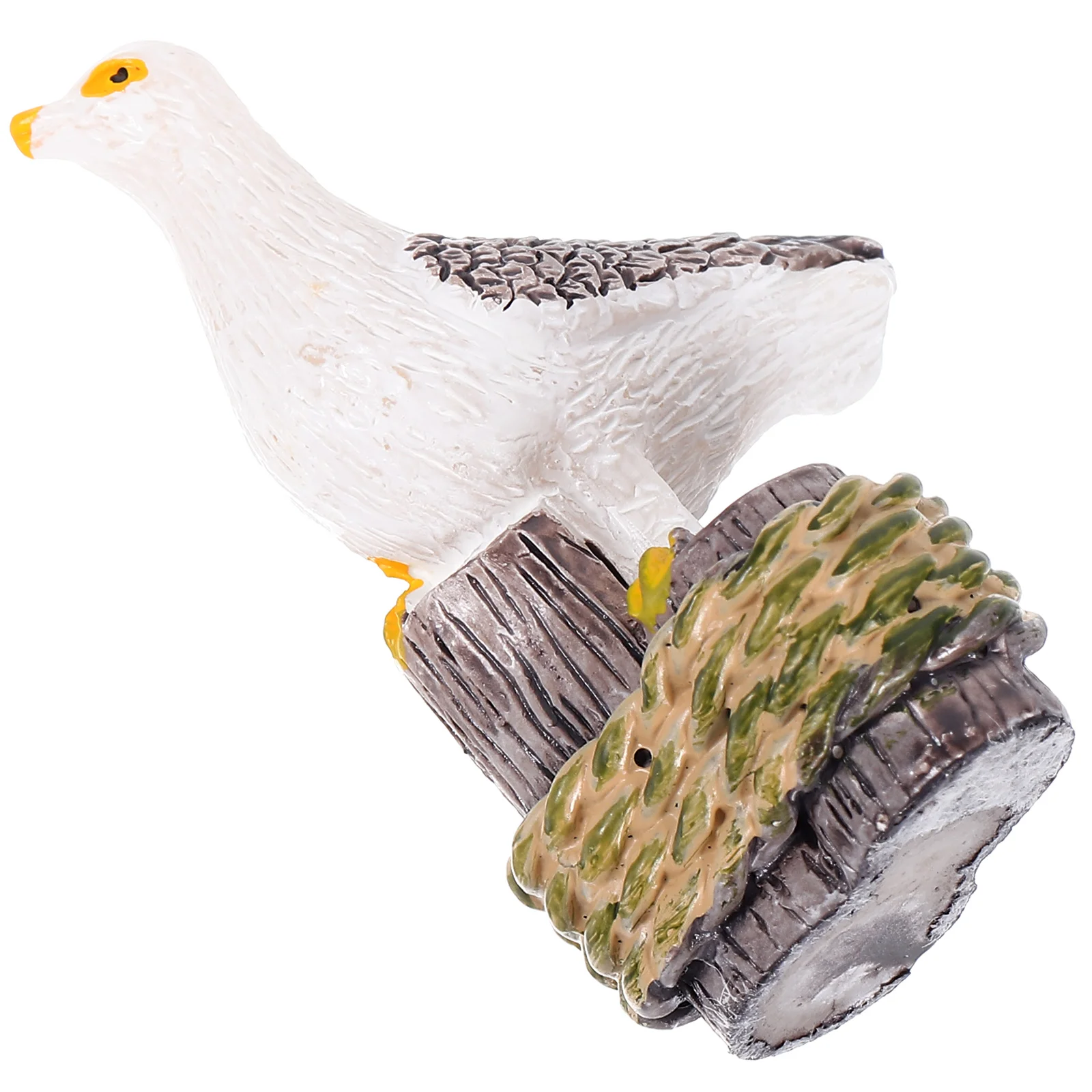 

4pcs Resin Seagull Figurine Micro Landscape Ornament Home Desktop Decoration Garden Coastal Bird Statue Nautical Style Small