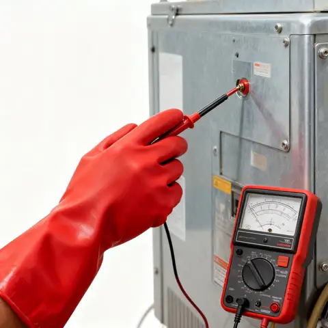 12KV High Voltage Gloves Linemen Electrical Gloves 1 Pair Voltage Insulating Glove Safety Work Glove for Lineworker Electricians