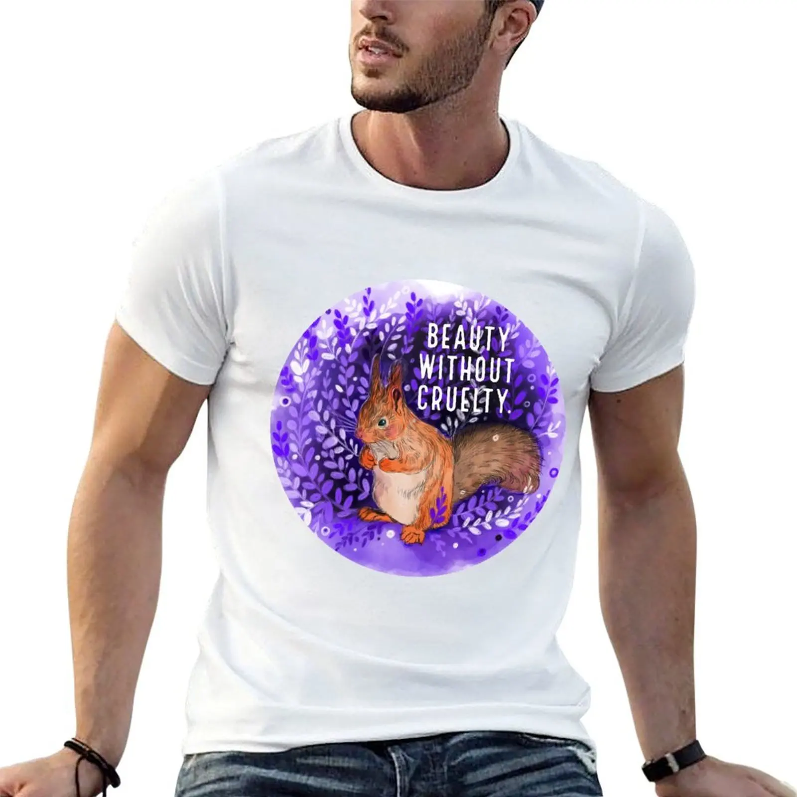 fit luxury t funny slim shirt Testing shirts t man for man t shirts man - Animal T-Shirt Chipmunk Against