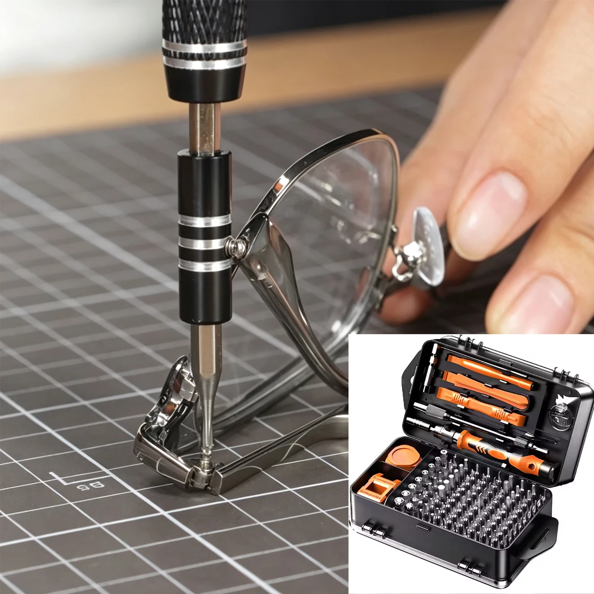 115 in 1 Magnetic Screwdriver Set Automotive Tools Mechanic Hand Multitools Pocket Cell Phone Maintenance Repair Phones Tool Job