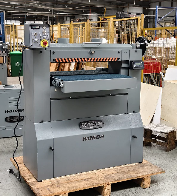 STR W0602 6 Polegadas 660mm Máquina de lixadeira de tambor de rolo duplo para carpintaria para piso de madeira e polimento