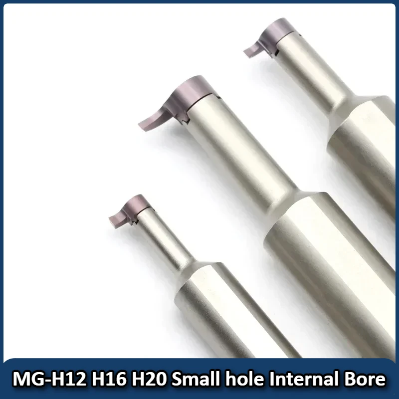 

MG-H12 H16 H20 small hole Internal Bore slot cutter deep groove machining for MB-05GR 06GR 07GR 08GR 09GR 11GR Grooving inserts