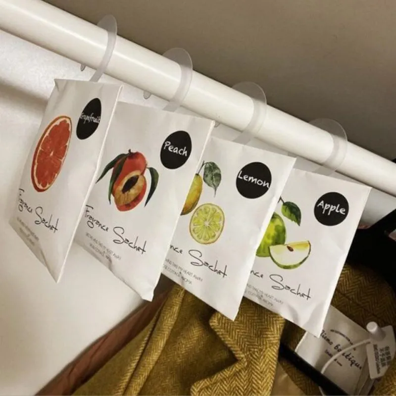 Natural Aromatherapy Bag Hanging Fragrant Sachet for Wardrobe Closet Car Fragrance Air Freshening Home Supplies 8 Taste