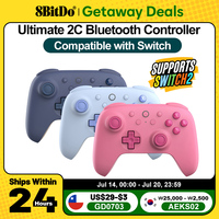 8BitDo Switch 2 Controller Ultimate 2C Bluetooth Gamepads for Nintendo Switch 2 Accessories for Switch oled Hall Effect sticks