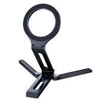 For Magsafe Phone Holder Magnetic Tripod for Phone Vlog Foldable Desktop Mount for Travel Folding Aluminum Alloy Holder