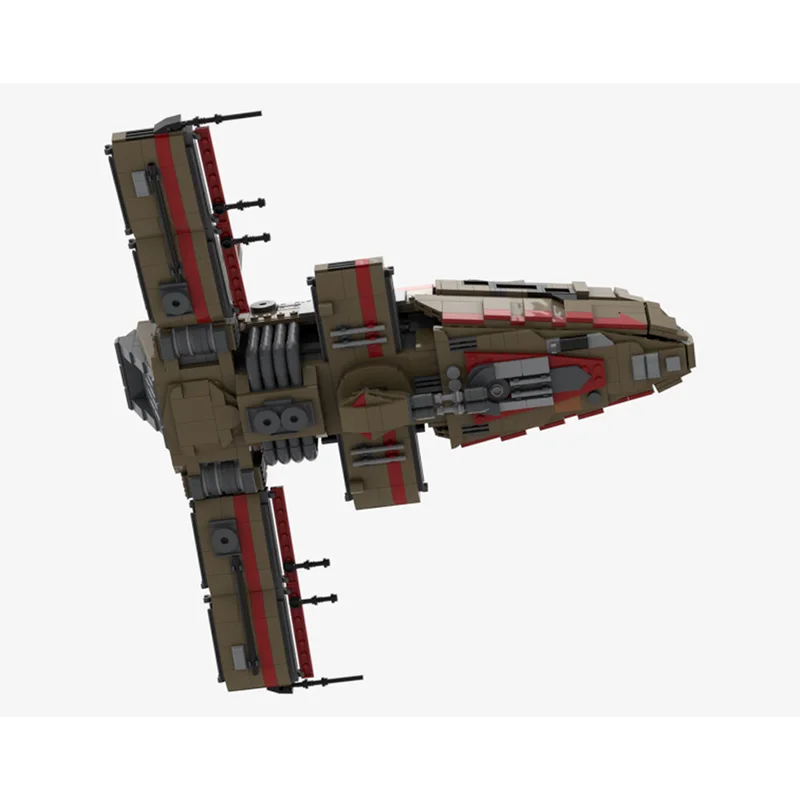 2116 pièces Star Fighting Cosmic Cruiser MOC, blocs de construction modulaires personnalisables, jouet DIY populaire pour enfants, design simple, cadeau de Noël