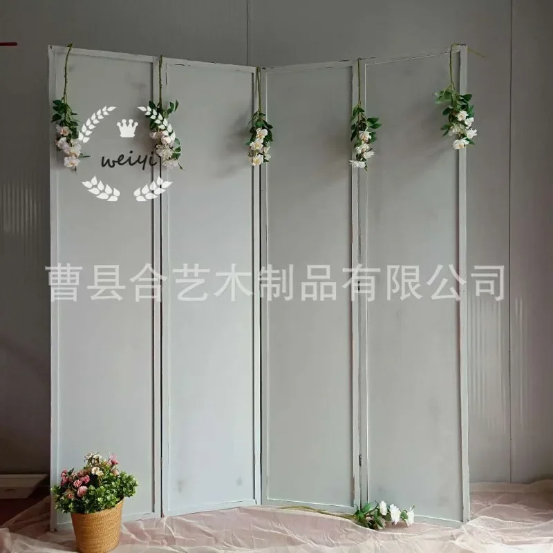 Manufacturers supply all kinds of screen ornaments, living room bedroom entrance mobile folding European screen, office retro sc