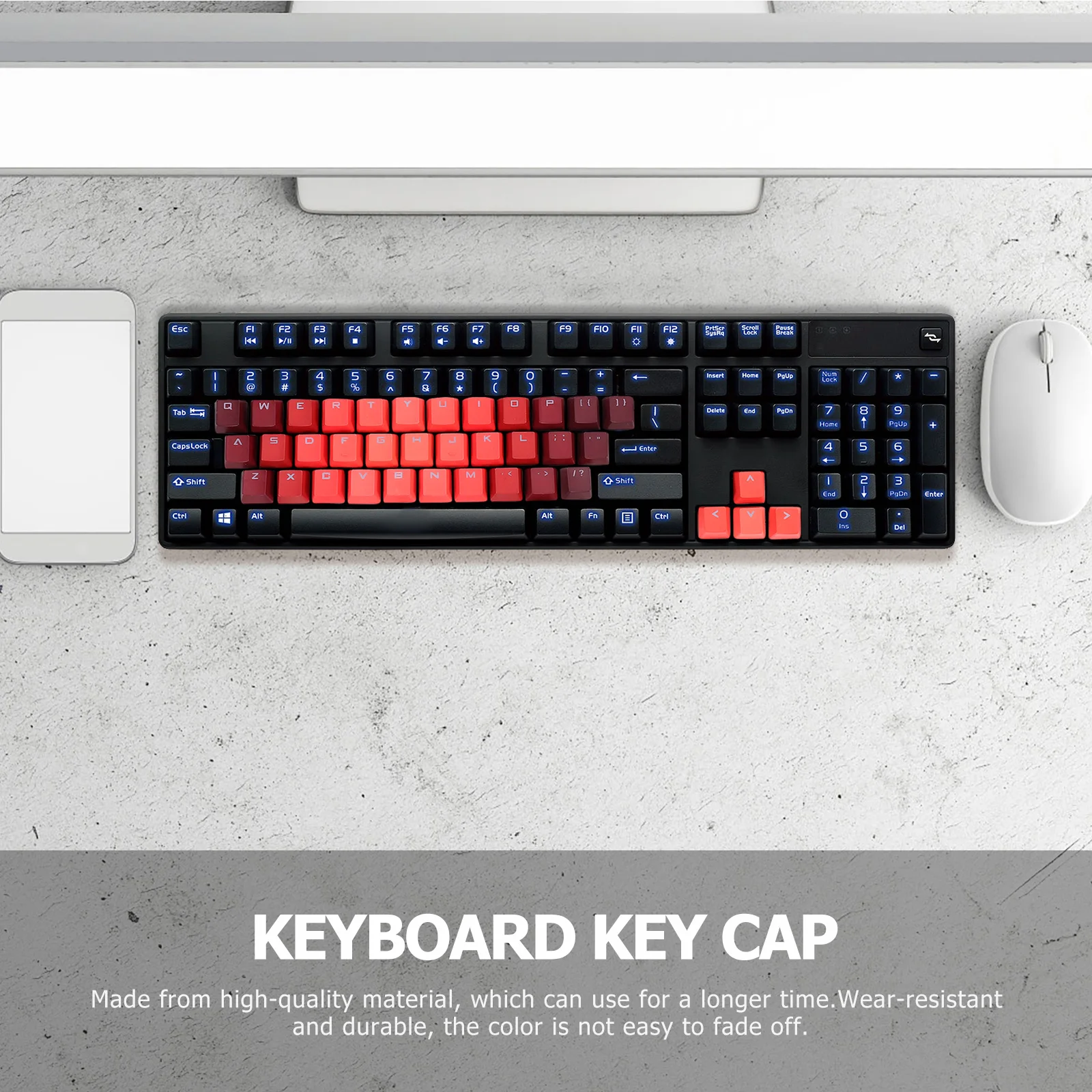

1 set 1 Set Computer Keycaps Replacement Kits Durable Premium Key Caps For Mechanical Keyboard Diy Keycaps Kits Wear-Resistant