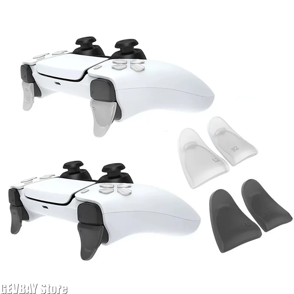 Extended Triggers Button for PS5 L2/R2 Trigger Extender D-pad Key Cap for PS5 Gamepad Accessories