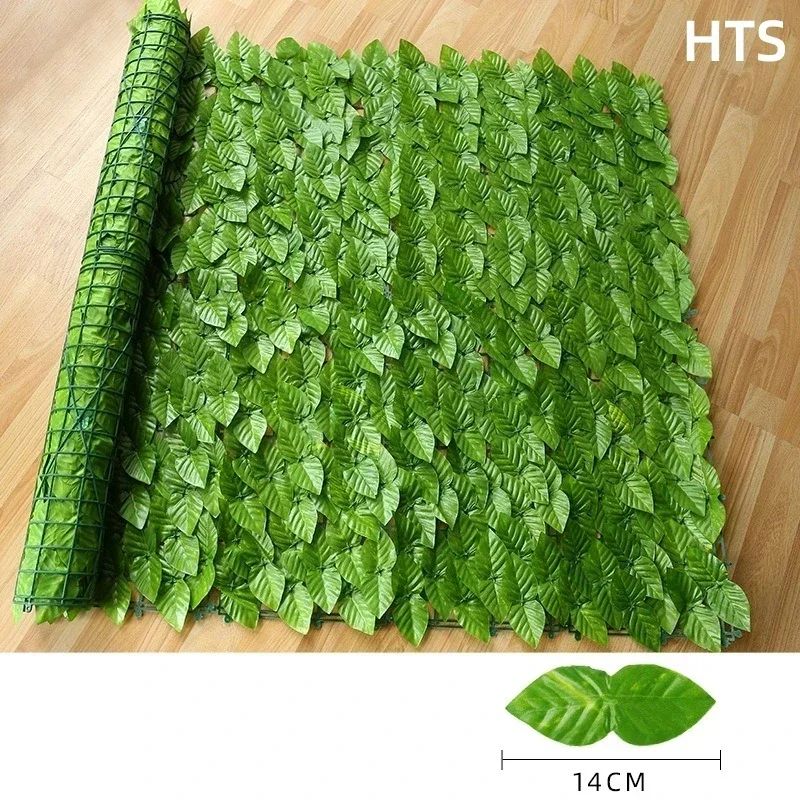 Artificial Green Leaf Fence Panels Faux Privacy Fence for Home Outdoor Garden Balcony Decoration Plant Walls Foliage Hedge