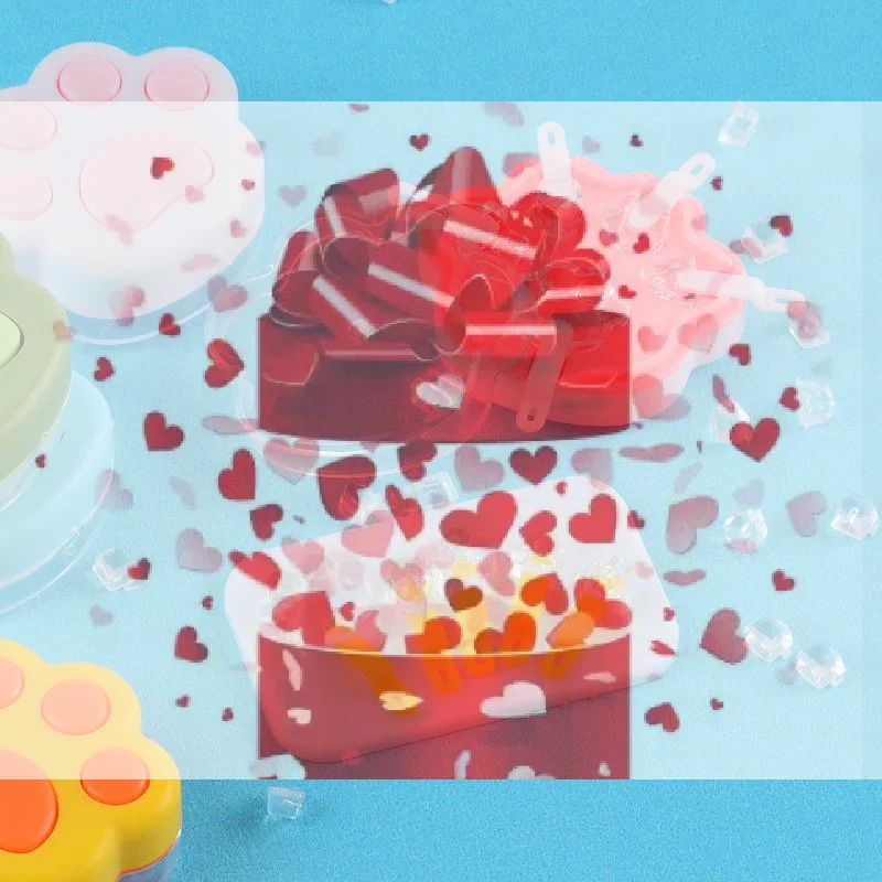 【BS】1 Set Mini Bear Paw Ice Cream Popsicle Model 1/6 Dollhouse Miniature Food Play Decoration For Doll Accessories Toys