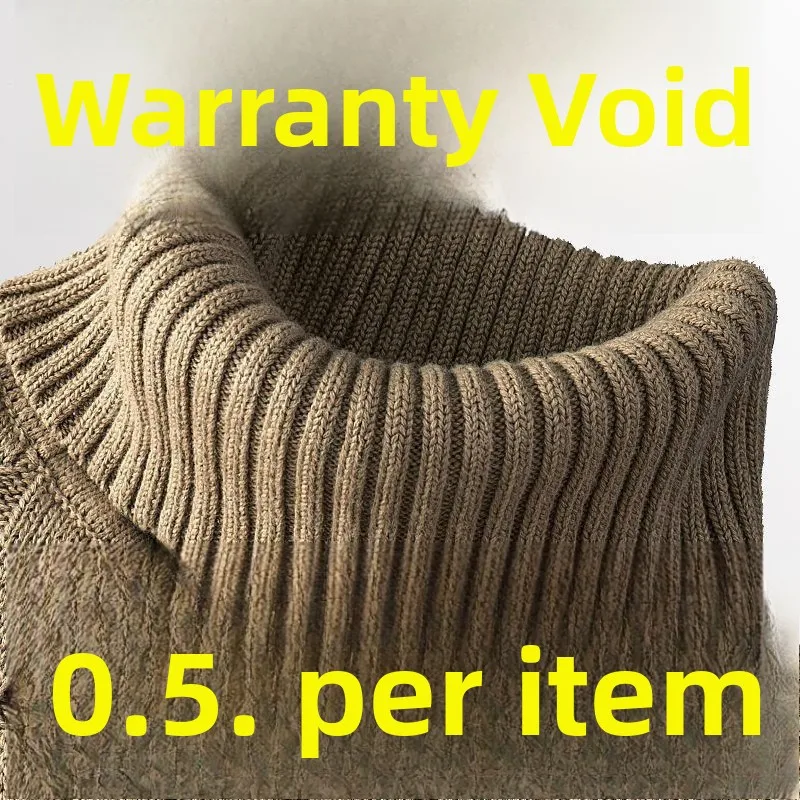 

New Pure Cotton Fce Lined Thi High Collar Sweater Men's Knitted Warm Lazy Sle Japanese Retro Sweater Cotton Yarn Sweater