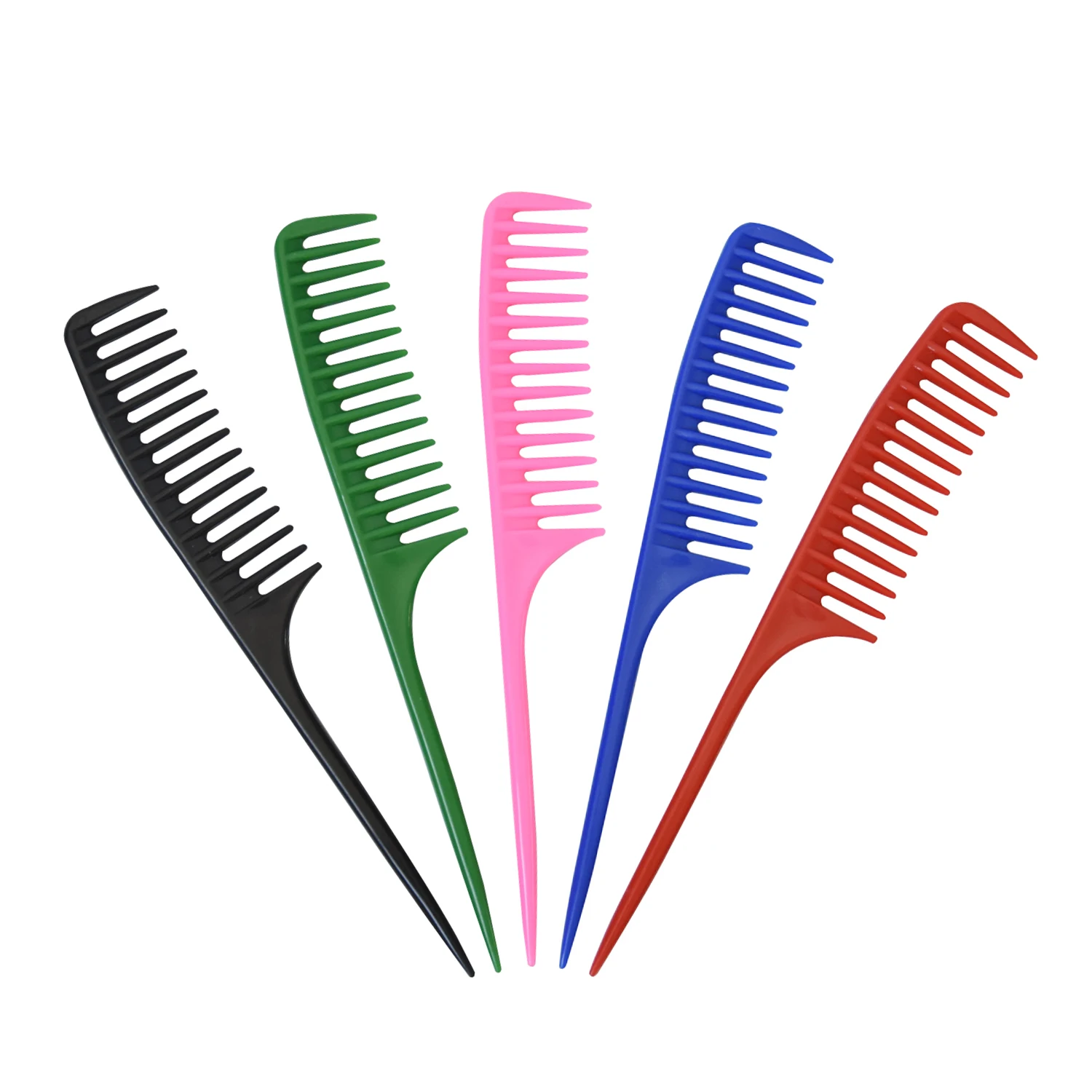 1 Piece Hair Comb Wide Tooth Salon Styling Plastic Comb Makeup Tools for Wigs Hair Dressing