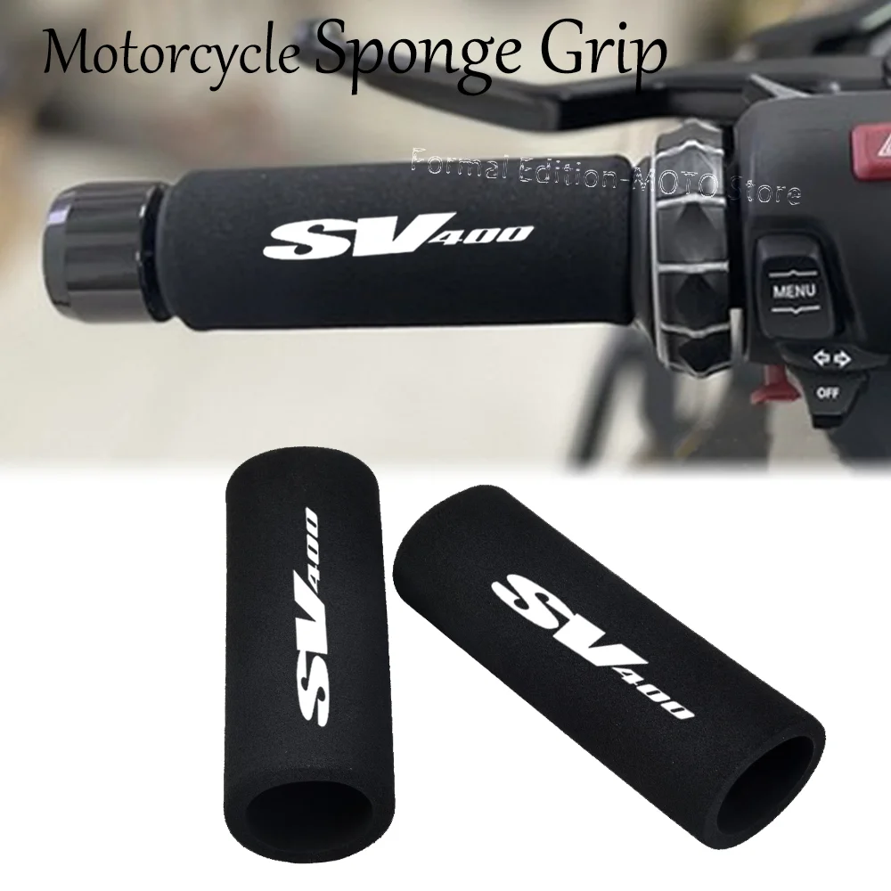 

Sponge Grip Adventure Sports Motorcycle Handlebar Grips Anti Vibration for Suzuki SV400 SV1000 SV650S/R/X Non-slip Accessories