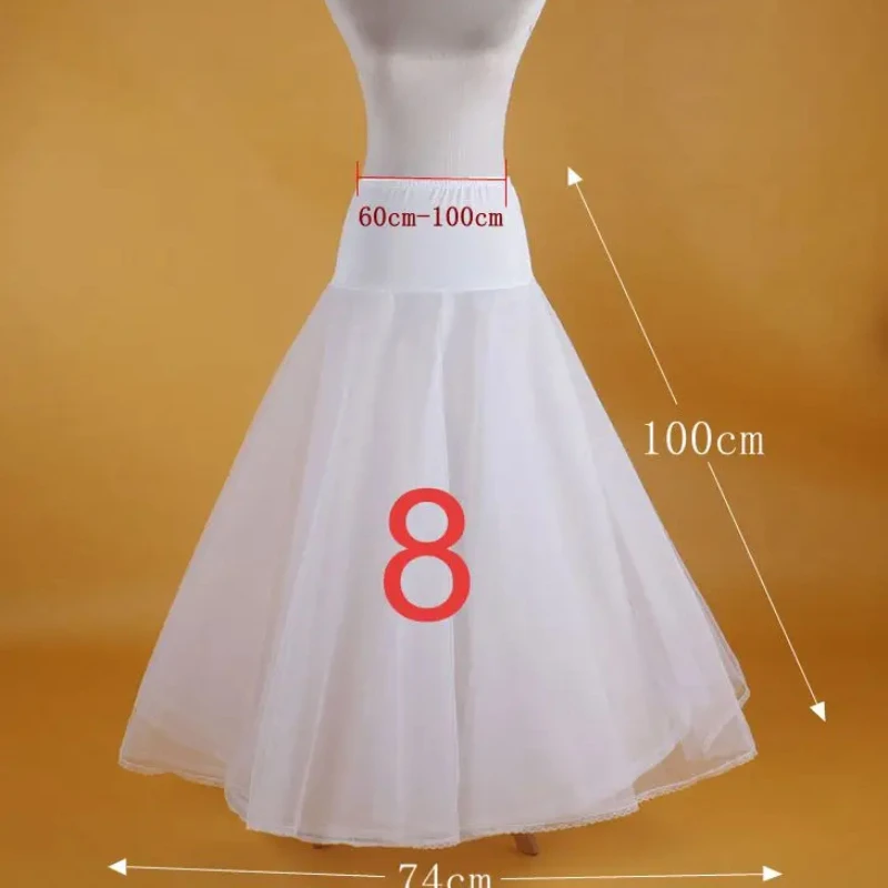 Wedding Petticoat Bridal Hoop Crinoline Prom Underskirt Fancy Skirt Slip