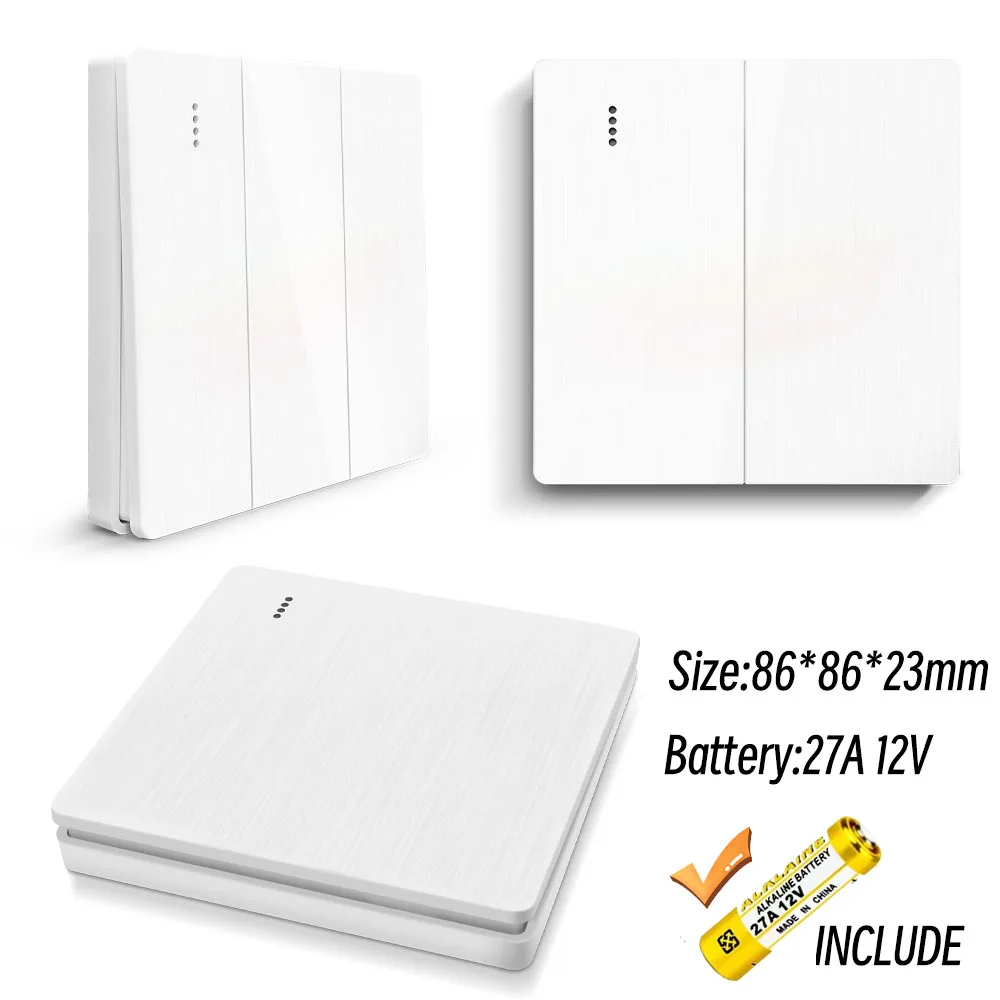 433mhz pilot bezprzewodowy Rf włącznik światła na mokro 10A AC 110V 220V przekaźnik odbiorczy nadajnik Panel ścienny do lampy Led