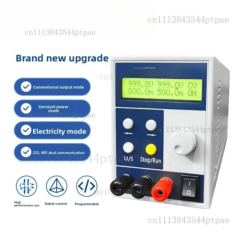 A program-controlled adjustable dc regulated power supply