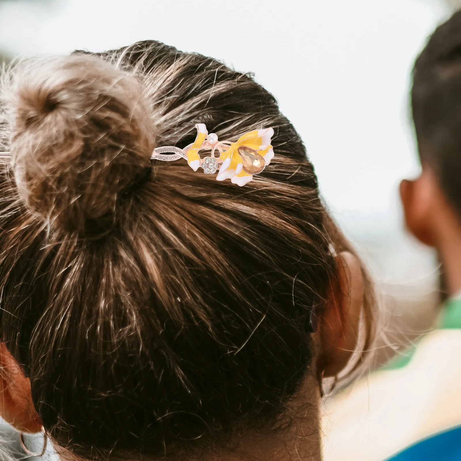 

3Pcs Hanfu Hairpins Traditional Chinese Metal Hair Sticks Flower Updo Hair Accessories Vintage Ancient Style Bun Forks for Women