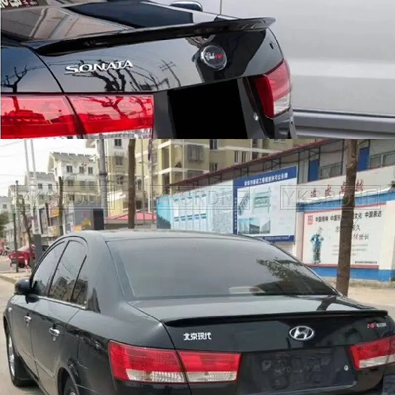 2005-2010 for hyundai sonata n20 rear trunk roof wing spoiler ABS material high quality by primer or DIY paint