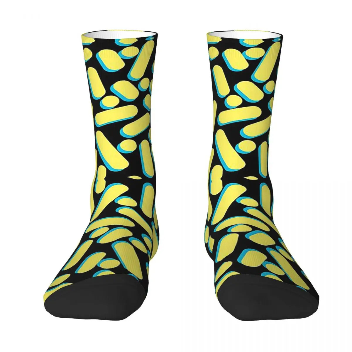 

Retro Bac - Yellow Bacteria Socks Harajuku High Quality Stockings All Season Long Socks Accessories for Unisex Gifts