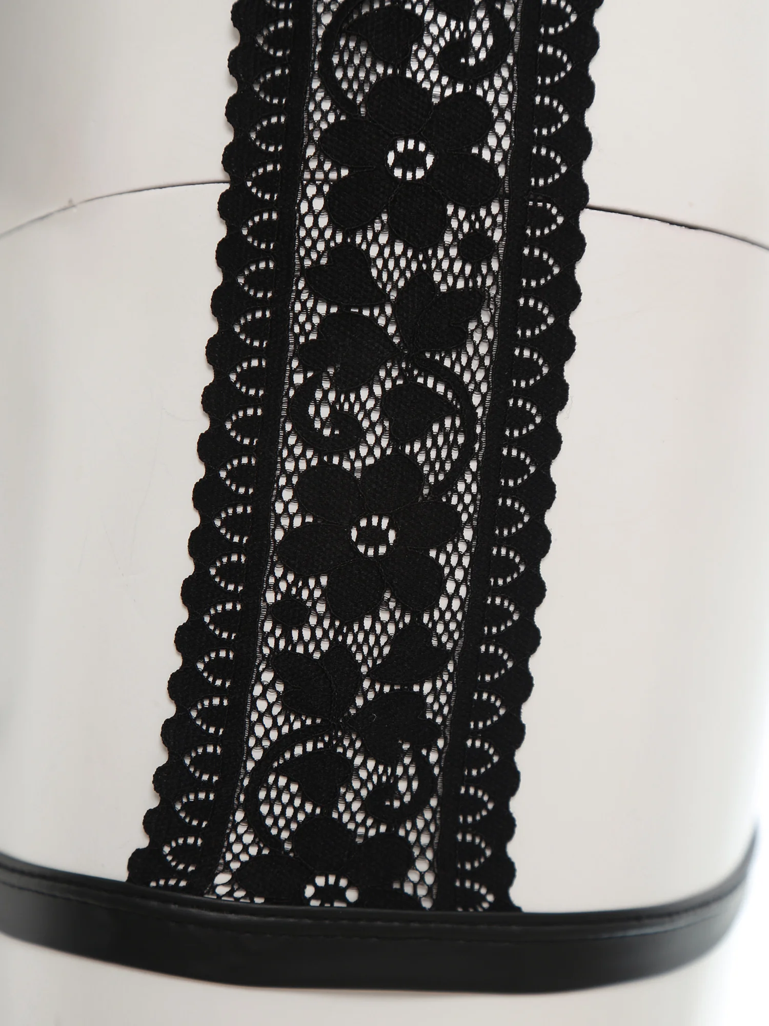 رجل سيسي انظر من خلال الدانتيل الملابس الداخلية بو الجلود الانتفاخ الحقيبة T-الظهر ثونغ مع الرباط العصابات الضيقة كروسدرسر حزام رياضي سراويل #5