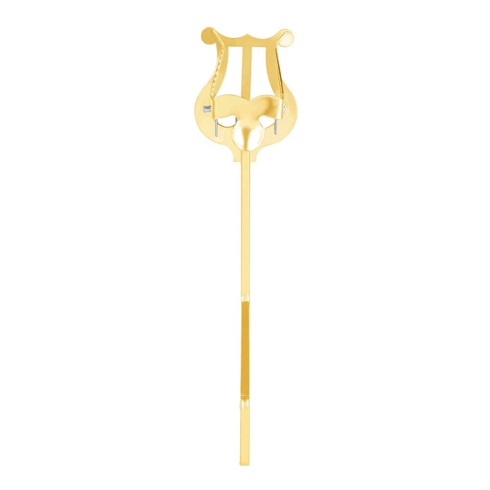 For Alto Saxophone Lyre Clamp On Clip Holder for Sheet Music Made with Copper Material and Reliable Attachment