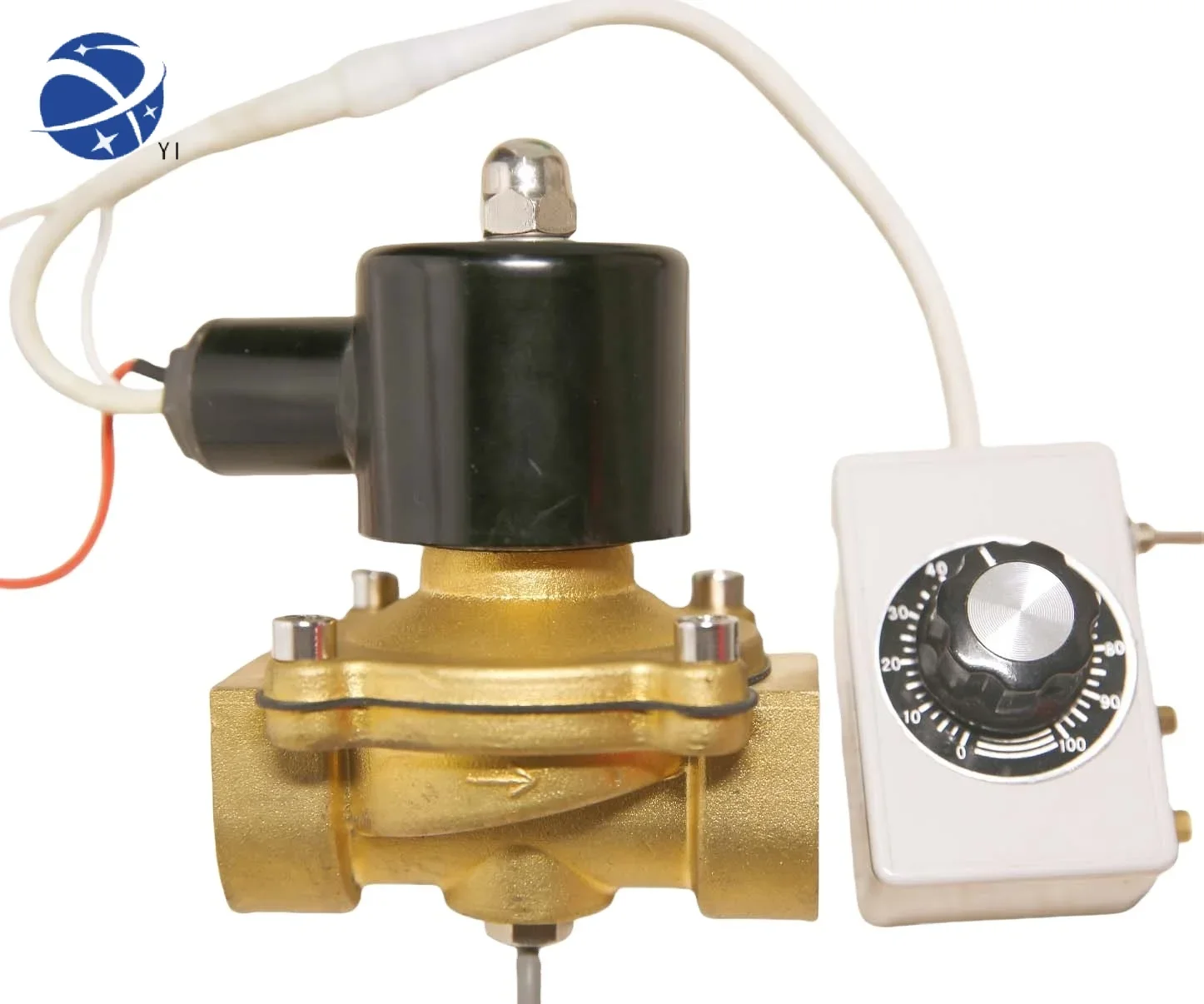 220V AC Electric Water Shut-Off Solenoid Valve Energy Saving Low Power Temperature Control OEM Customizable General