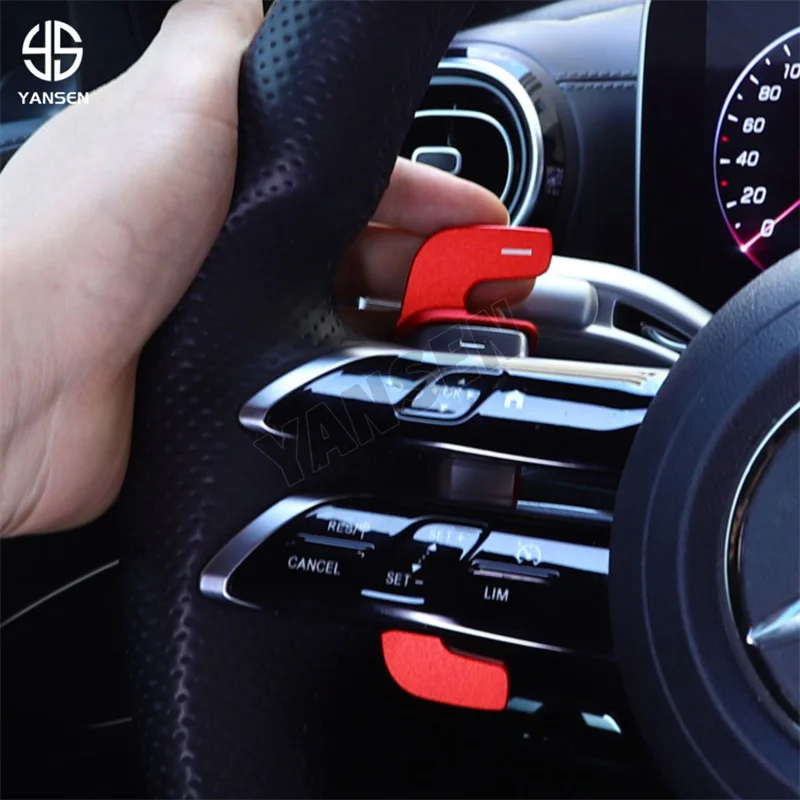 

Для Mercedes Benz W206 новый C-класс C200L C260L 2023 2024 рулевое колесо переключения передач DSG расширение автомобильные наклейки аксессуары