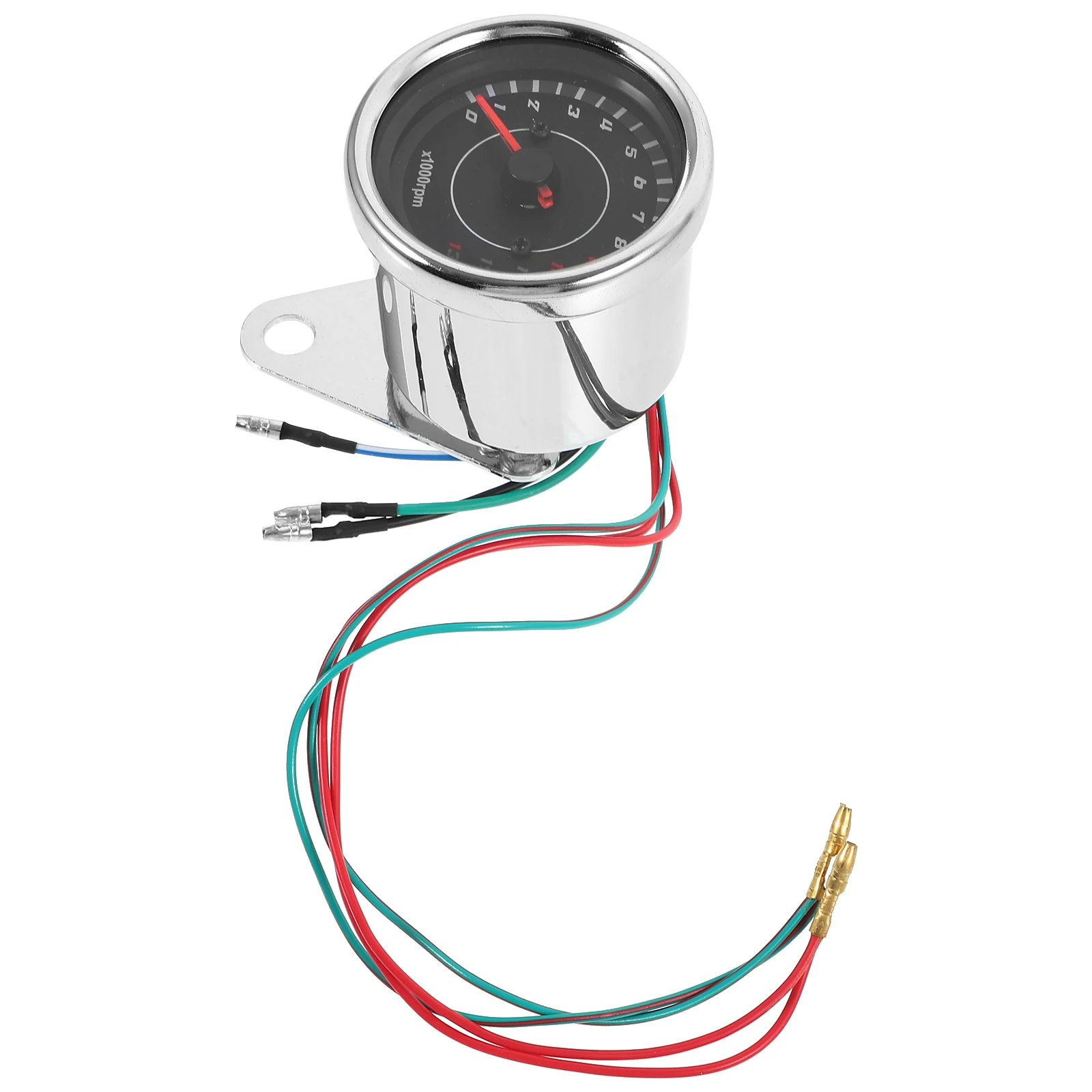 

Universal Motorcycle Modified Speedometer Vintage LCD Display Motorbike Tachometer Gauge Meter Durable Pointer Design