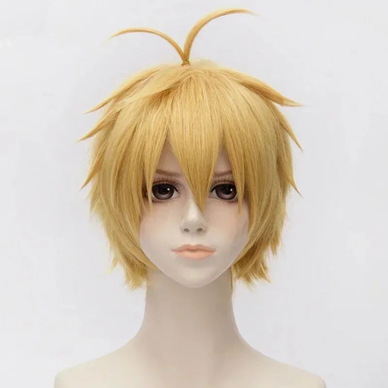 LCK01 أنيمي الخطايا السبع المميتة تأثيري Meliodas التنين خطيئة الغضب تأثيري حلي مقاومة للحرارة الشعر الاصطناعية PeruYh1@!