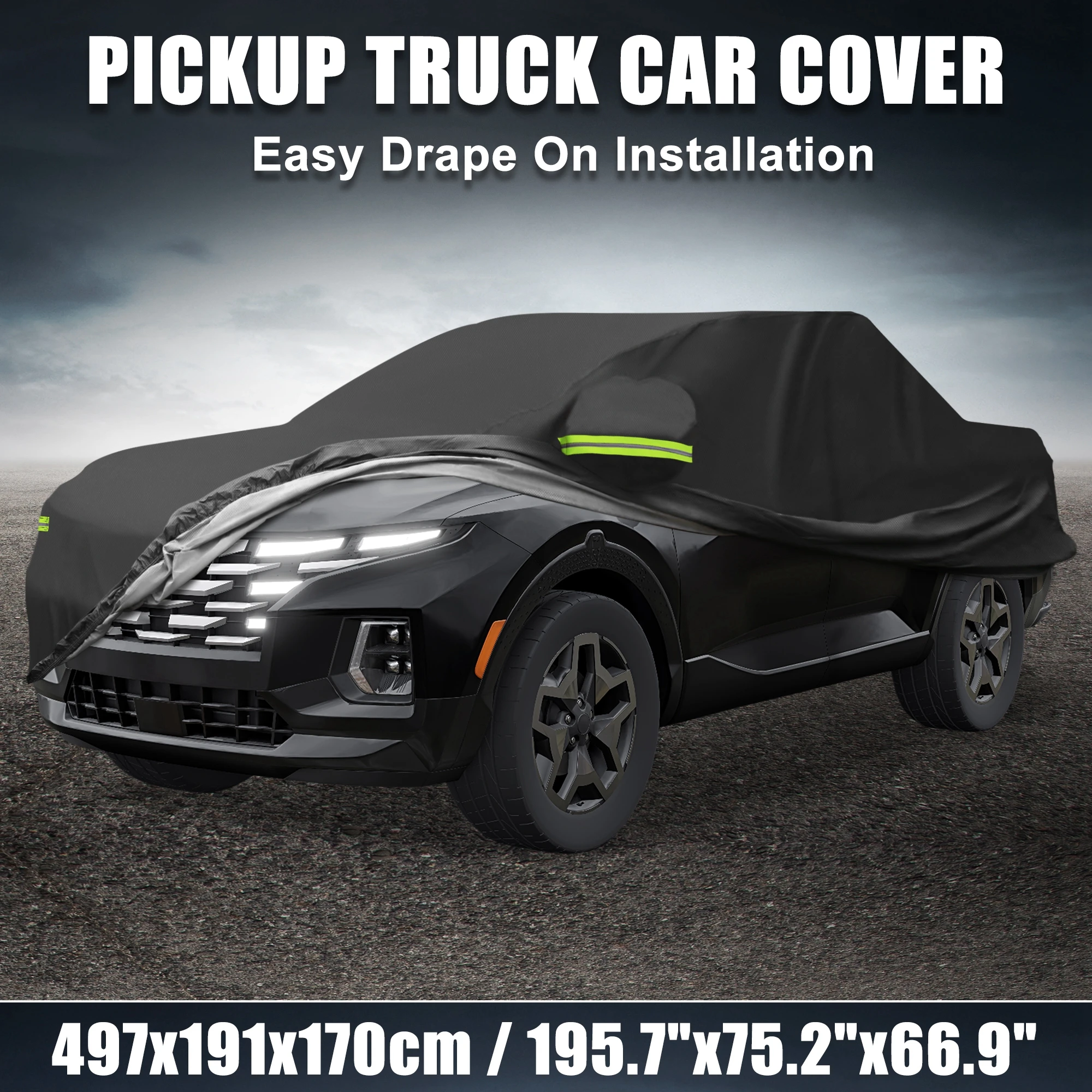 

Motoforti Truck Car Cover for Jeep Gladiator JT 2020 2021 2022 Rain Waterproof Black Blue