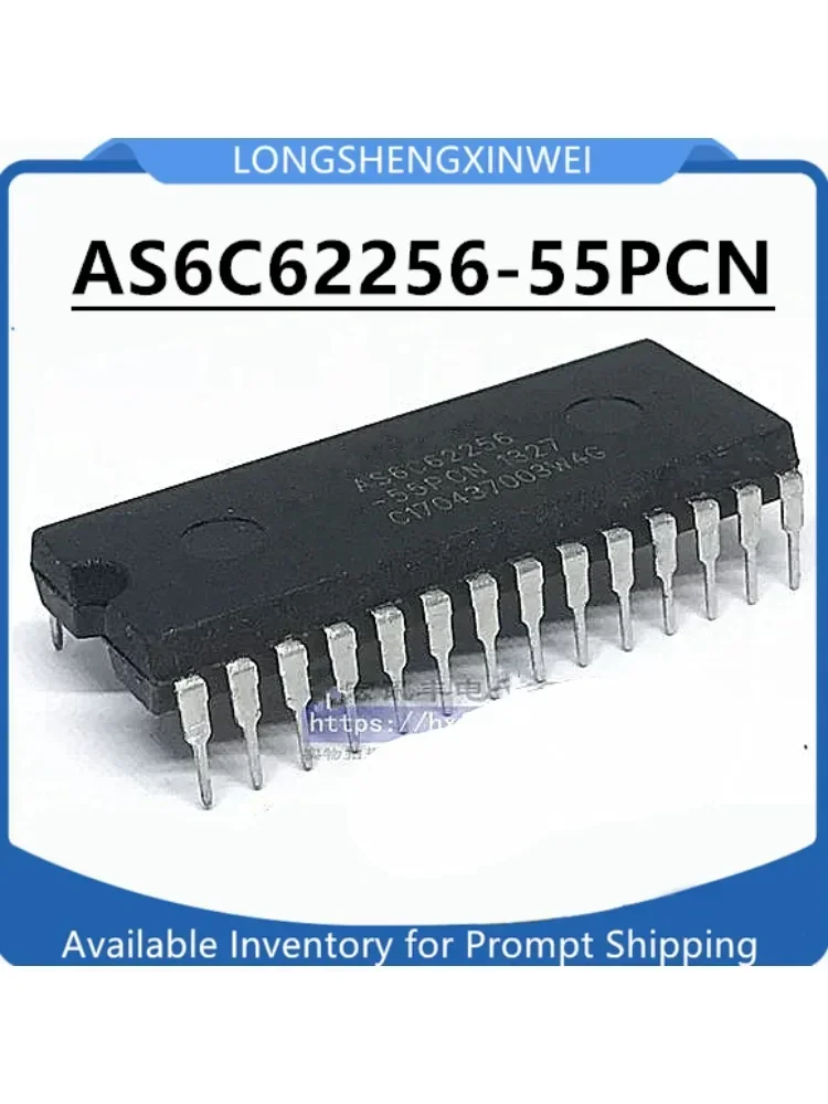 1 szt. Nowy AS6C62256-55PCN AS6C62256 bezpośrednie wstawianie DIP-28 oryginalny układ pamięci w magazynie — zdjęcie produktu 2