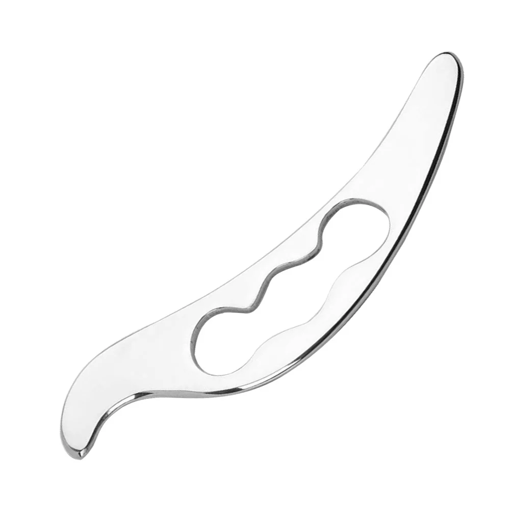 Gua Sha Scraping Massage Tool Stainless Steel Muscle and Facial Therapy Scraper for Skin Tightening Rejuvenation Blood Flow