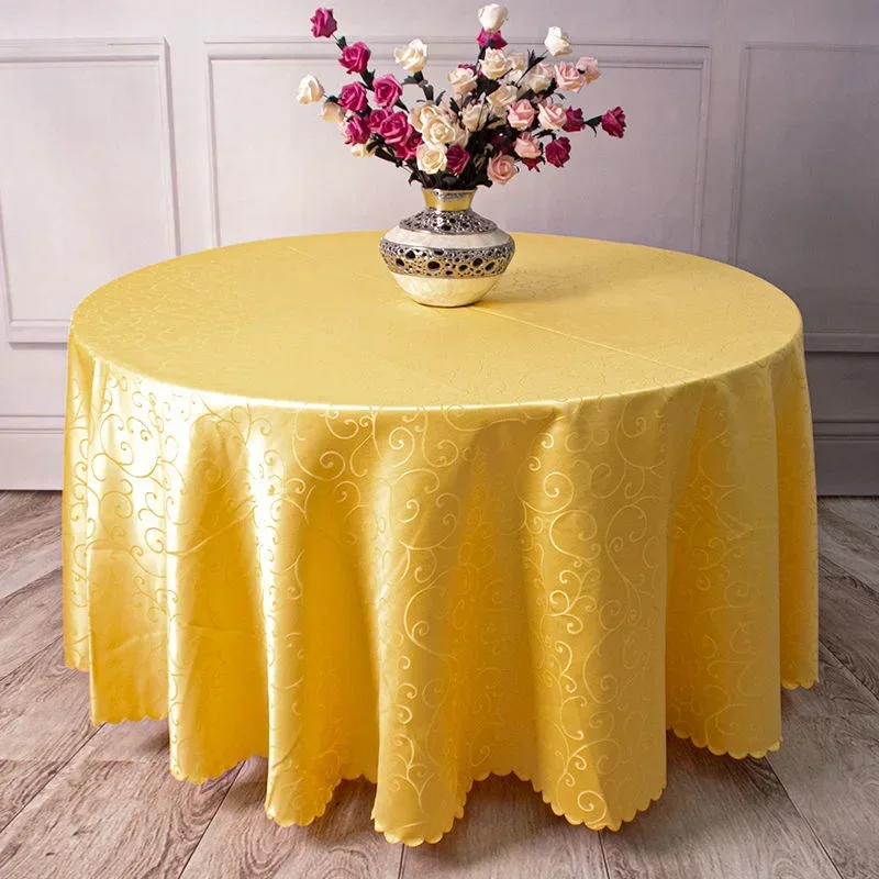 

Square table Wedding round table tablecloth Hotel tablecloth Round table Jam2992
