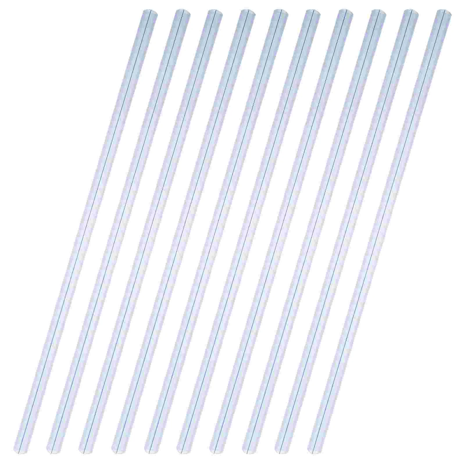 10 Pcs Clips Plastic Bookbinding Slide Binder Report Loose Leaf Rings Pull Rod Cover Bars Loose-leaf Binders