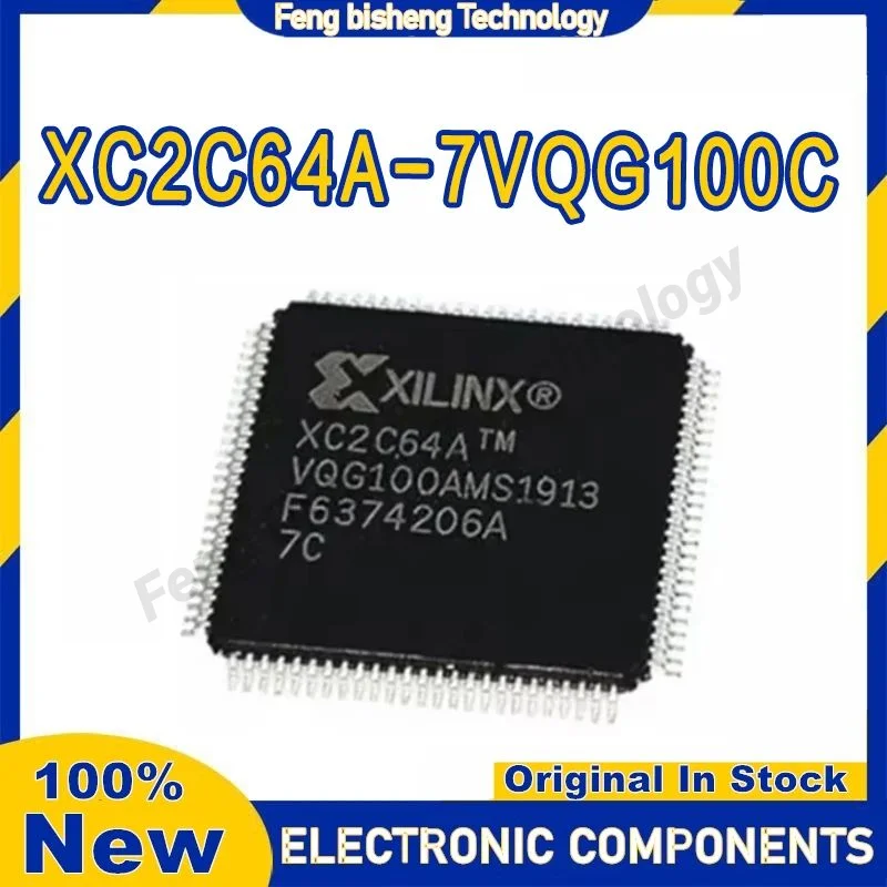 

XC2C64A-7VQG100C XC2C64A 7VQG100C XC2C64A-7VQG100 XC2C64A-7VQG XC2C64A-7 XC2C64A XC2C64 XC2 Микросхема CPLD TQFP-100 в наличии