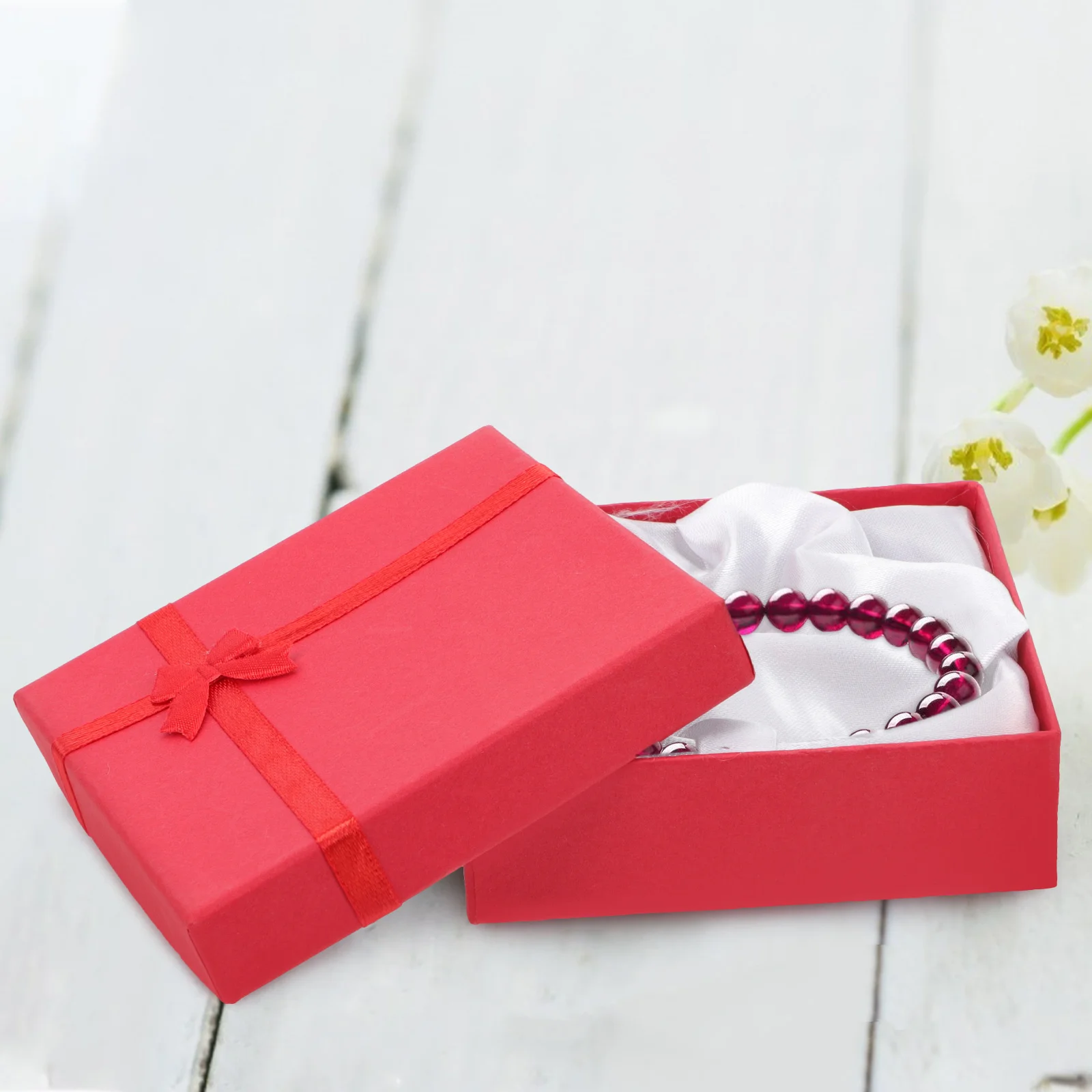 

6 Pcs Bracelet Box Empty Jewelry Boxes Paper Necklace Bulk Cardboard Jewellery Travel Organizers and Storage
