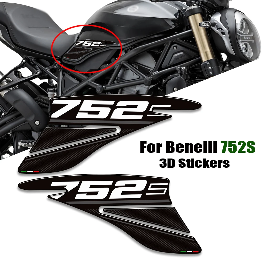 

For Benelli 752S 752 S Motorcycle Protector Tank Pad Side Grips Gas Fuel Oil Kit Knee Stickers Decals 2018 2019 2020 2021 2023