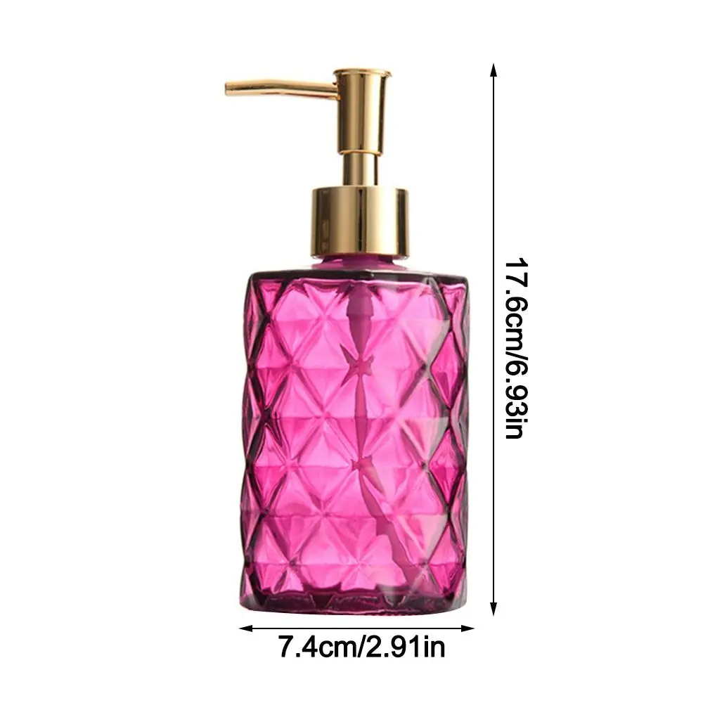 Bouteille distributrice de savon Portable de 330ML, bouteilles vides à pression en verre, bouteille de Gel douche pour shampoing liquide
