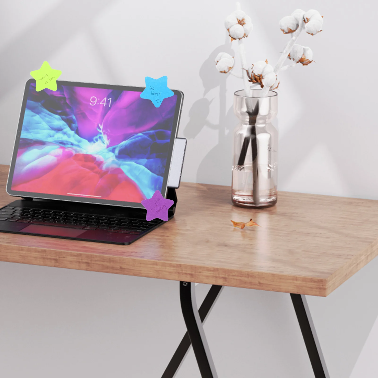 

16Pcs Vibrant Star Shaped Self Stick Note Pads Portable Lightweight Ideal for Organizing Tasks and Reminders Sticky Tabs