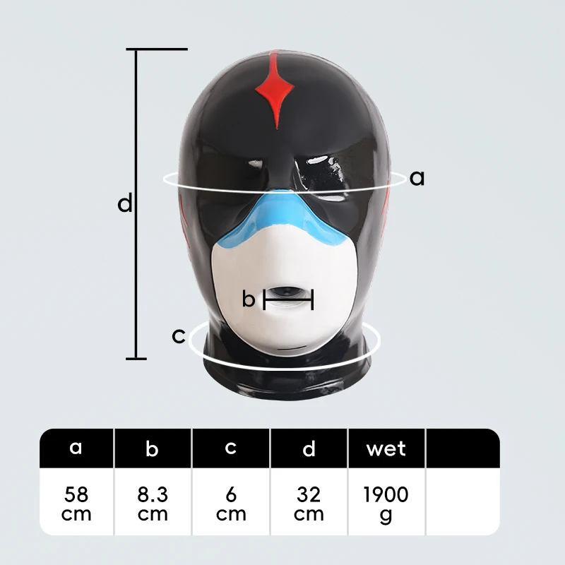 Furrjoi-mascarilla realista de silicona para Dron de tiburón, disfraces de Cosplay, capucha de juego para mascotas, fetiche peludo, tocado de fiesta, gorro de Halloween