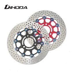 3 mounting holes 260mm Aluminum alloy Floating disk motorcycle brake disc brake pads Rapid cooling arm front and rear disc brake