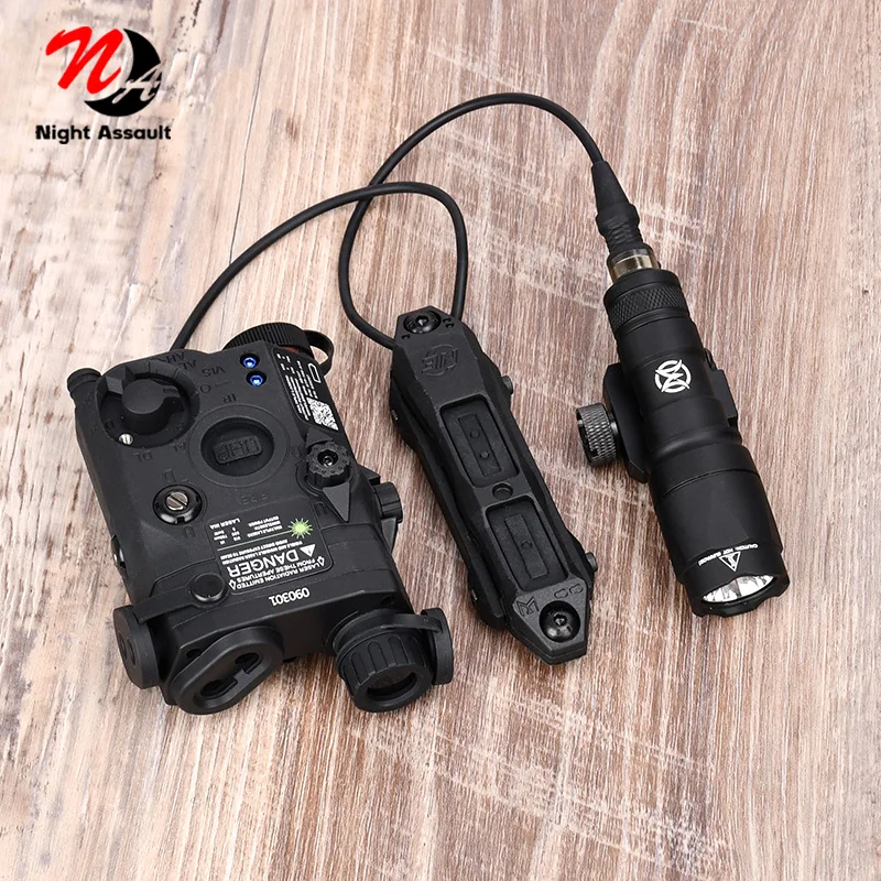 

Surefir M300 M600 Flashlight Tacital Airsoft PEQ 15 Red Dot Green Blue Indicator Sight Hunting Light Laser 20mm rail