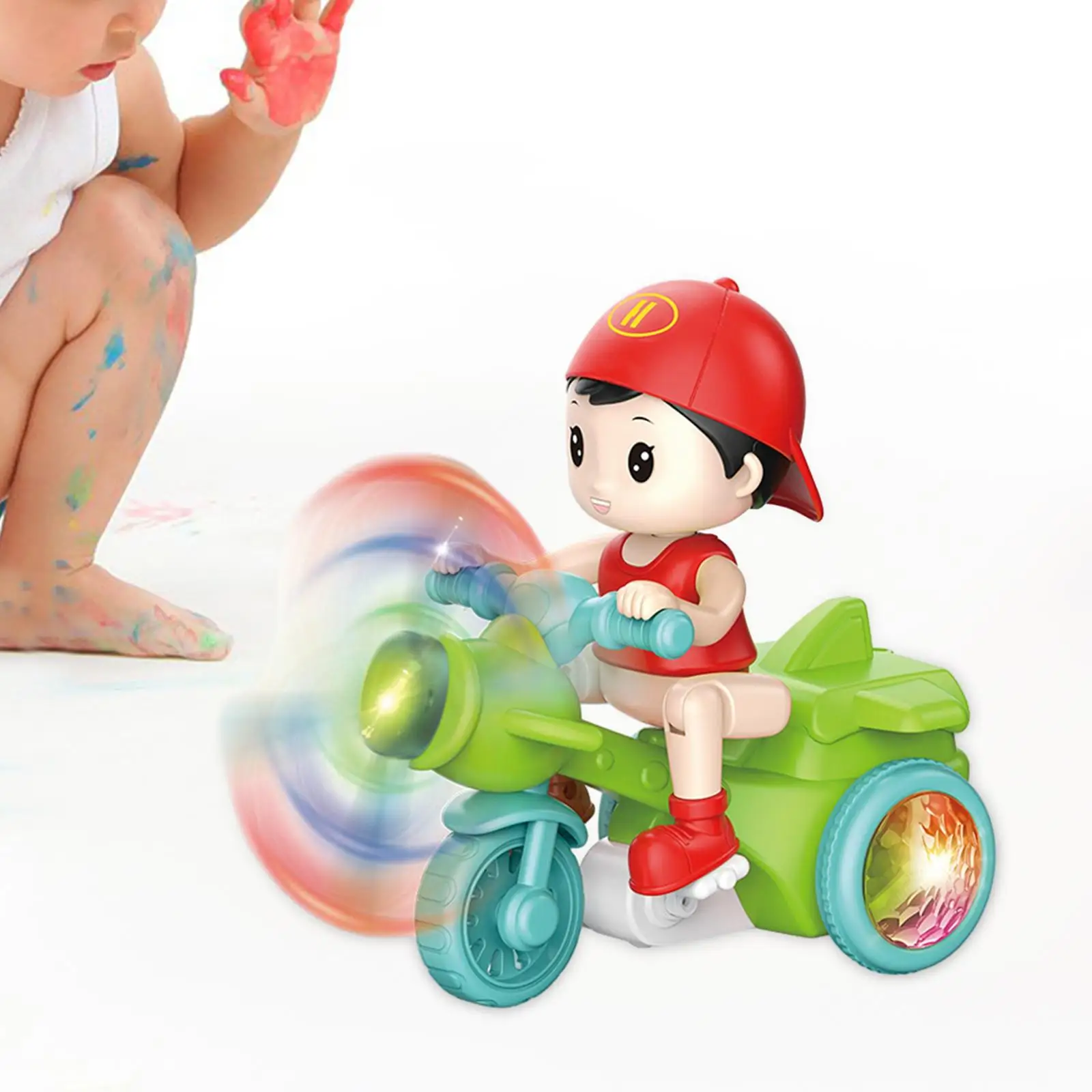 Cute Boys Electric Tricycle Toy Kindergarten Toys for Kids Holiday Gifts