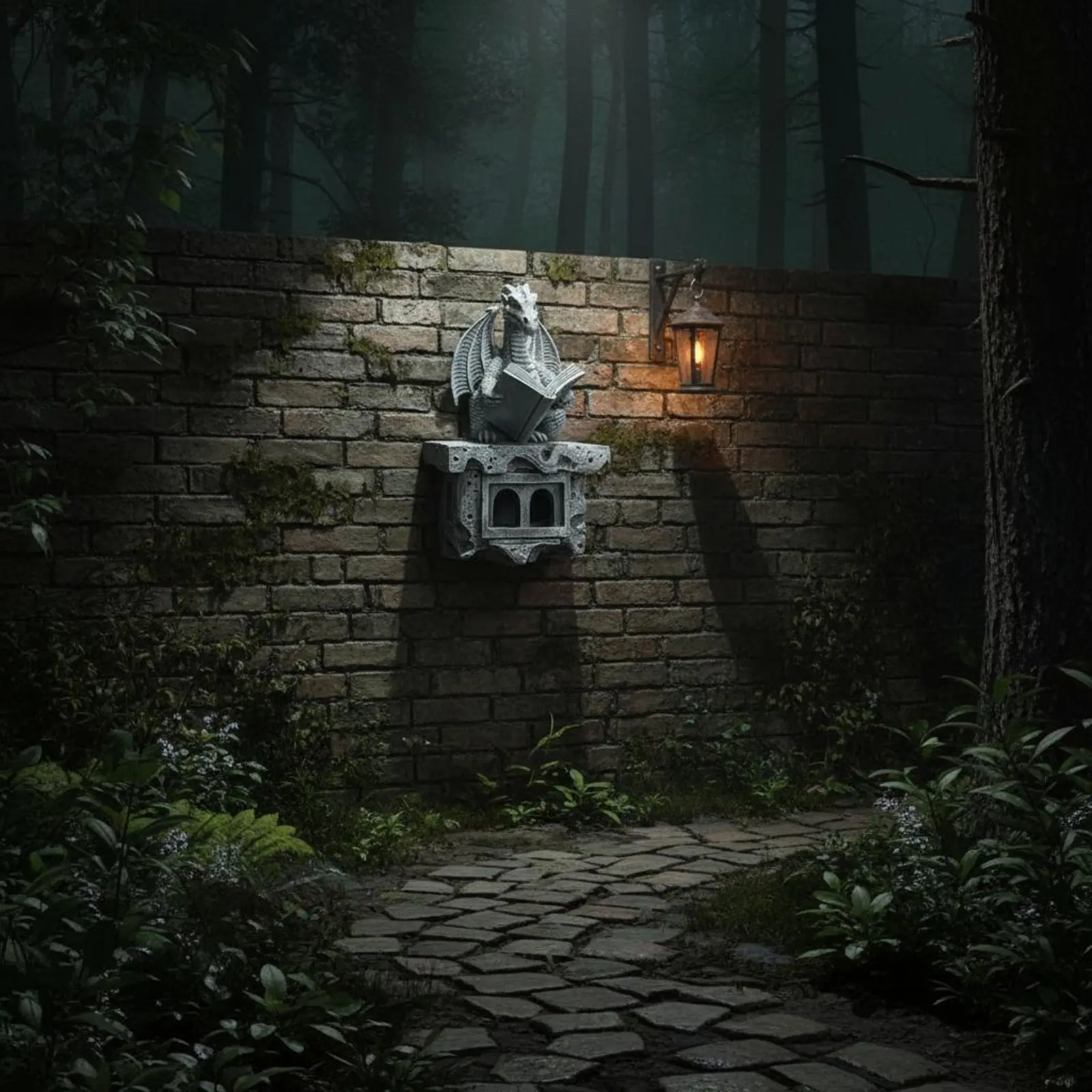 Solar Wyvern Wall Shine Auto On/deactivate Solar Wyvern Shine Enchanting Garden Statue Medieval Decor Outdoor Lighting for Patio view 6