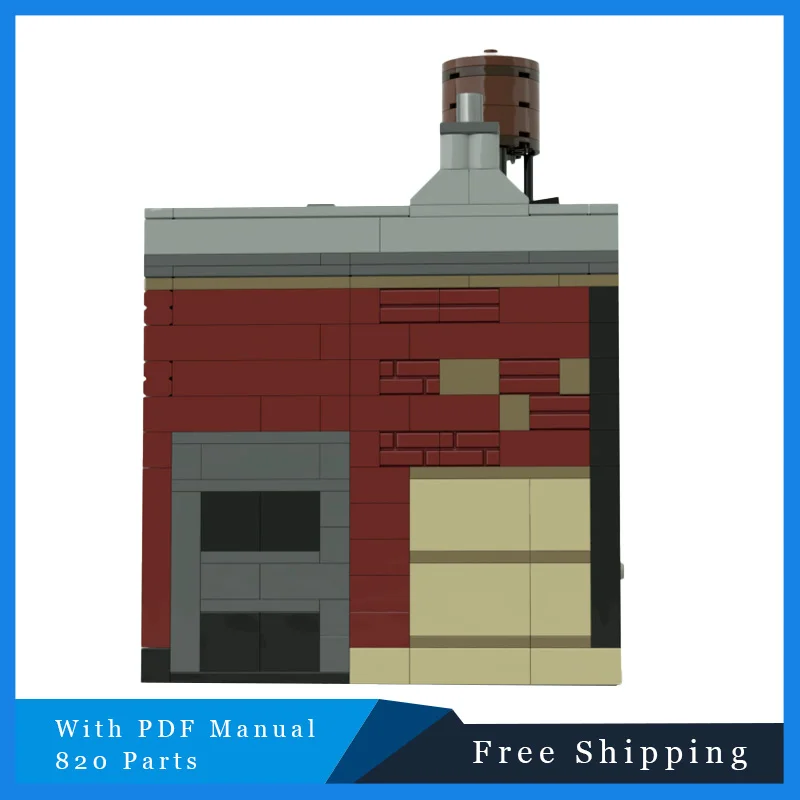 820 أجزاء MOC المدينة الحديثة مشاهد الشوارع وحدات قبو النبيذ اللبنات لتقوم بها بنفسك التعليمية الجمعية لعبة هدايا عيد ميلاد الأطفال #4