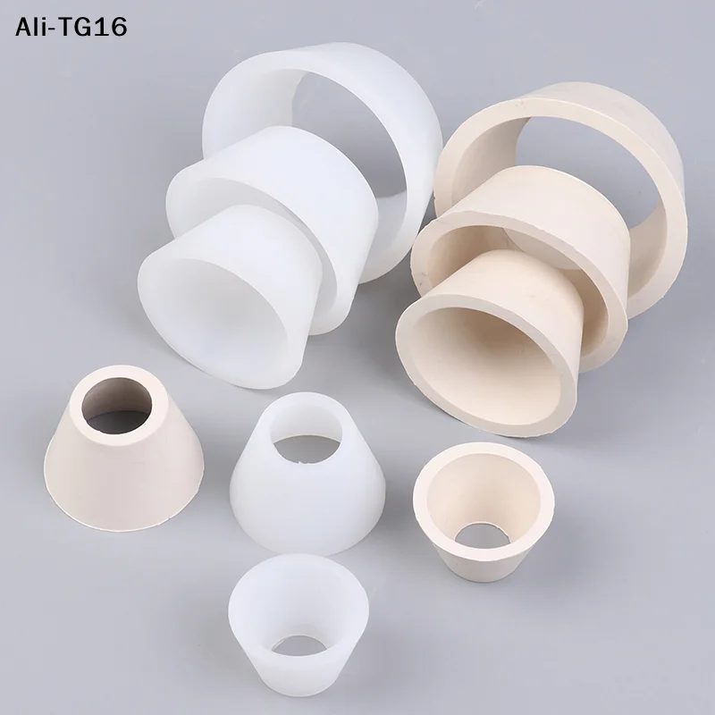 【Ty2】9Pcs Suction Bottle Mat Rubber Filter Cone Smooth Stopper Filtration Assemblies Adapter Tapered Silicone Stopper Funnel